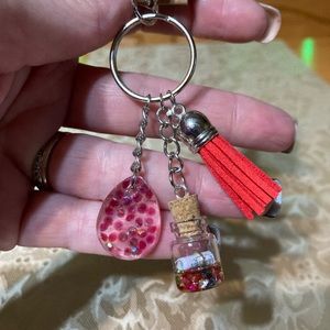 🌺🌺Message In A Bottle Purse Charm and Keychain